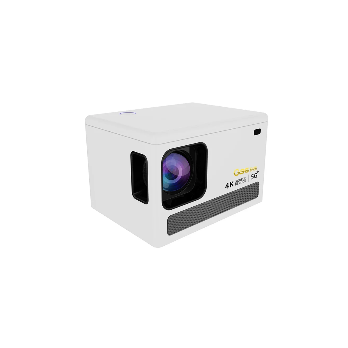 E450 Mini Projector 4K Android 9.0 Native 1080P 720P 500ANSI Portable BT5.0 Home Outdoor Cinema Projection Angle Adjustable - magcubicvision.com