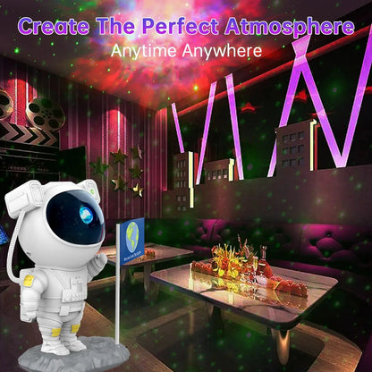 Bluetooth Speakers With Powerful Sound Astronaut Shape Galaxy Star Projector Light Christmas Birthday Gift for Men Women Friend - MAGCUBIC