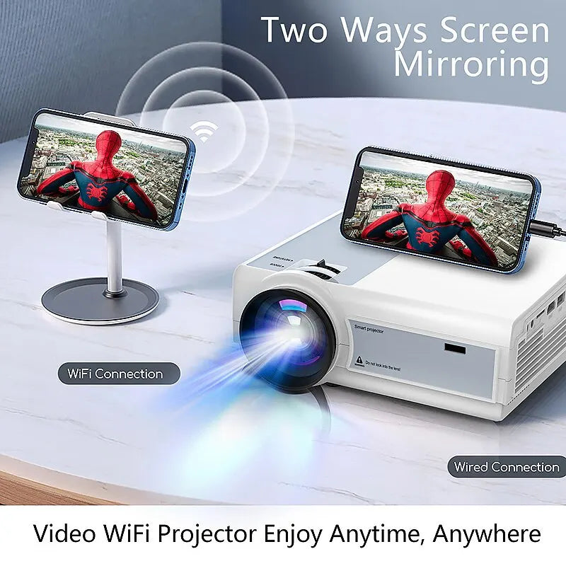 L36P Projector Full Hd 1080P 4K Wifi Mini LED Portable Projetor 2.4G 5G For Smartphone Video Home Office Camping - MAGCUBIC