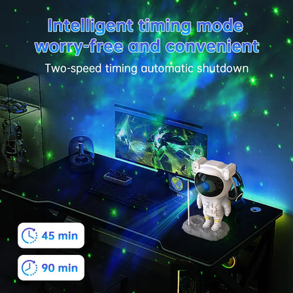 Bluetooth Speakers With Powerful Sound Astronaut Shape Galaxy Star Projector Light Christmas Birthday Gift for Men Women Friend - MAGCUBIC